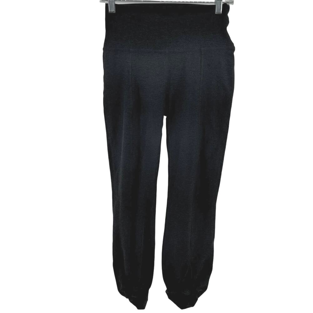 Beyond Yoga Spacedye Make The Cut Split Ankle Pant High Rise Charcoal Black L